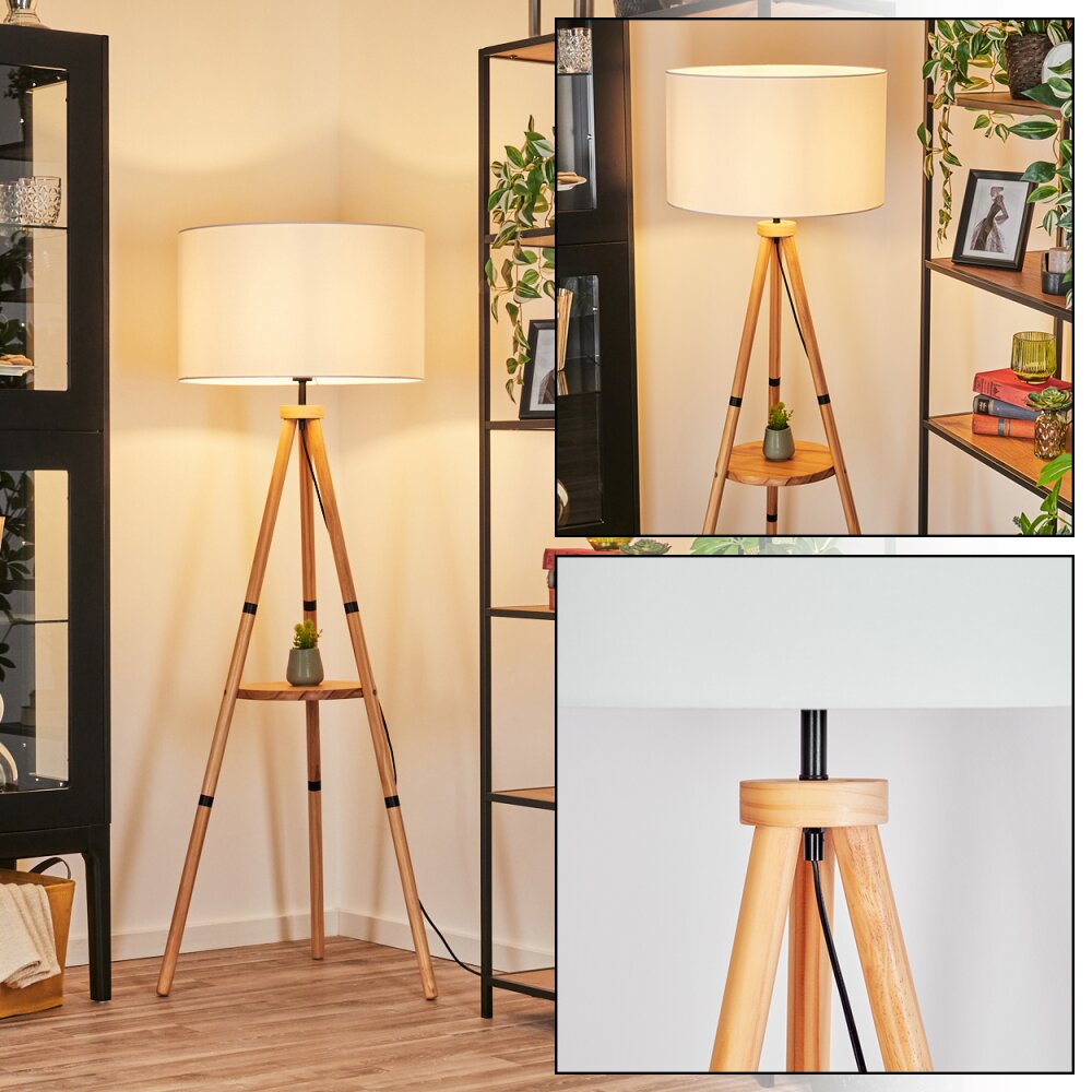 Flemming Lampada da terra Écru, Nero, 1-Luce main product photo