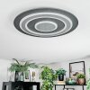 Lidor Plafoniera LED Nero, 1-Luce