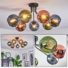 Koyoto Plafoniera, Lampada a sfera 82 cm Blu, Verde, Ramato, 7-Luci