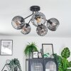 Koyoto Plafoniera, Lampada a sfera 52 cm Grigio fumo, 5-Luci
