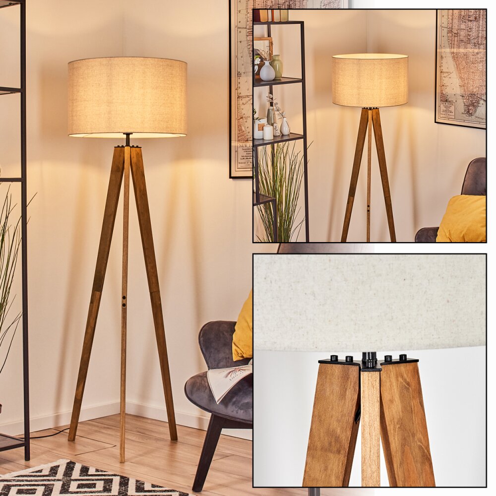 Flemming Lampada da terra Écru, Nero, 1-Luce main product photo