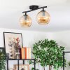 Koyoto Plafoniera, Lampada a sfera Ambrato, 2-Luci