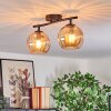 Koyoto Plafoniera, Lampada a sfera Ambrato, 2-Luci