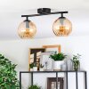 Koyoto Plafoniera, Lampada a sfera Ambrato, 2-Luci