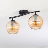Koyoto Plafoniera, Lampada a sfera Ambrato, 2-Luci