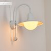 Pohei Lampada da parete per esterno Bianco, 1-Luce, Sensori di movimento