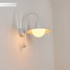 Pohei Lampada da parete per esterno Bianco, 1-Luce, Sensori di movimento