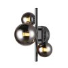 WOFI VILLA Applique Cromo, Nero, 3-Luci