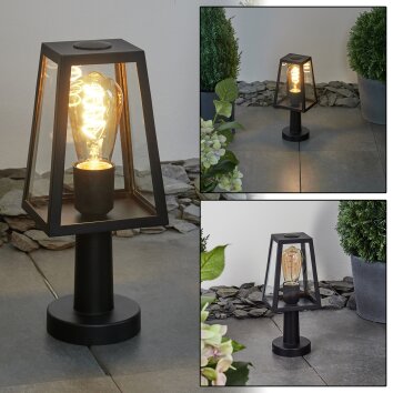 Juanico Lampioncino Segnapasso Chiaro, Nero, 1-Luce