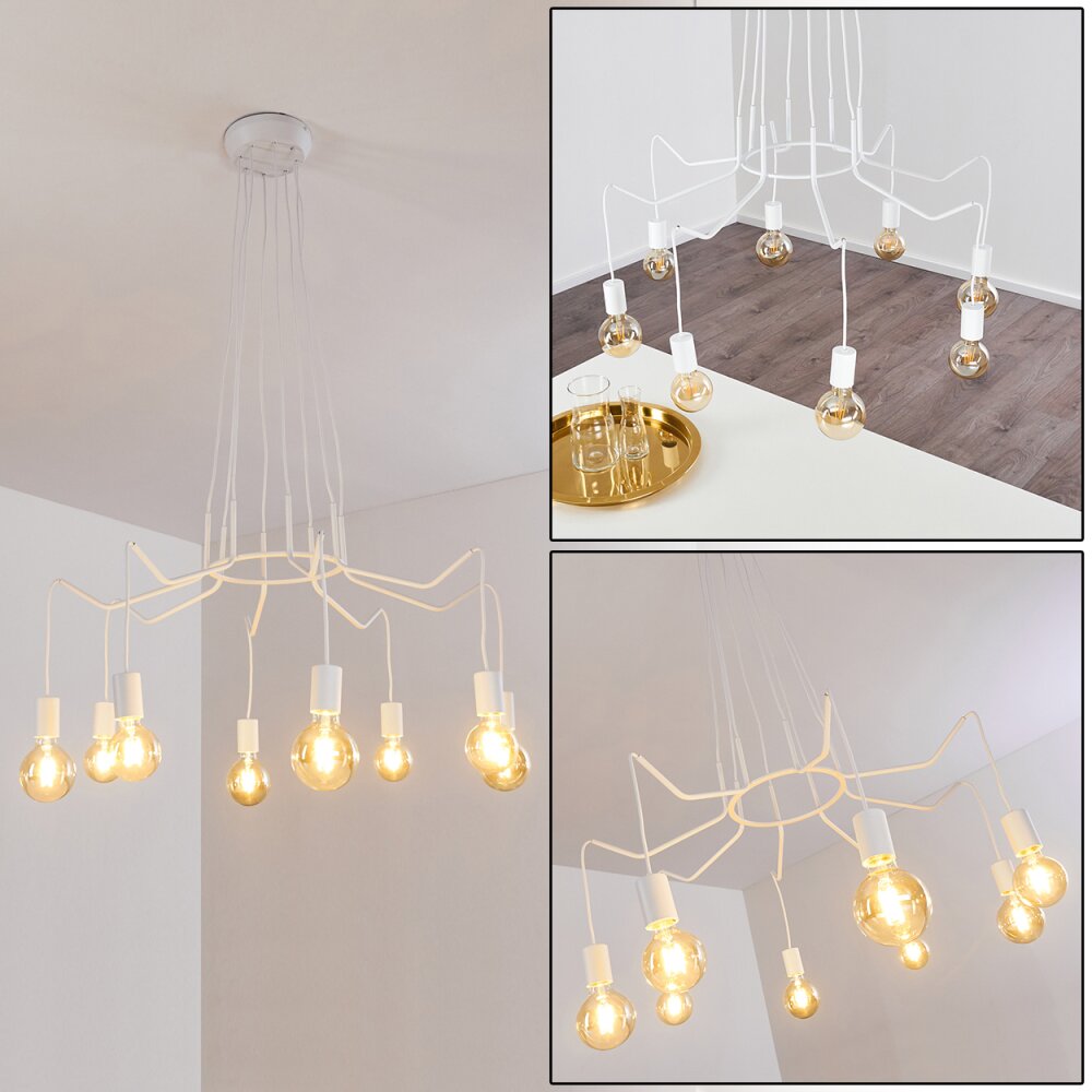Cuyama Lampadario a sospensione Bianco, 8-Luci main product photo