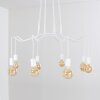 Cuyama Lampadario a sospensione Bianco, 8-Luci