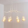 Cuyama Lampadario a sospensione Bianco, 8-Luci