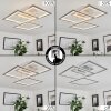 Marcus Plafoniera LED Argento, 1-Luce