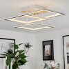 Marcus Plafoniera LED Argento, 1-Luce