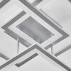 Marcus Plafoniera LED Argento, 1-Luce