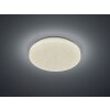 Reality CHARA Plafoniera LED Bianco, 1-Luce, Telecomando, Cambia colore