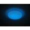 Reality CHARA Plafoniera LED Bianco, 1-Luce, Telecomando, Cambia colore