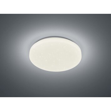 Reality CHARA Plafoniera LED Bianco, 1-Luce, Telecomando, Cambia colore