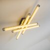 ISKUT Plafoniera LED Cromo, 4-Luci