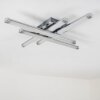 ISKUT Plafoniera LED Cromo, 4-Luci