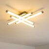 ISKUT Plafoniera LED Cromo, 4-Luci