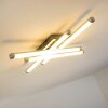 ISKUT Plafoniera LED Cromo, 4-Luci