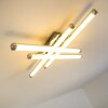 ISKUT Plafoniera LED Cromo, 4-Luci