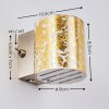 Bamako Applique Nichel opaco, 1-Luce