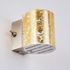 Bamako Applique Nichel opaco, 1-Luce