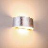 Lesina M Applique Argento, 2-Luci