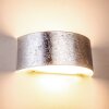 Lesina M Applique Argento, 2-Luci