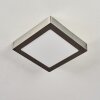Finsrud Plafoniera LED Nichel opaco, 1-Luce