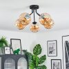 Koyoto Plafoniera, Lampada a sfera 52 cm Ambrato, 5-Luci