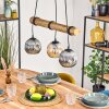 Ripoll Lampadario a sospensione, Lampada a sfera, Lampada a sospensione Écru, Nero, 3-Luci