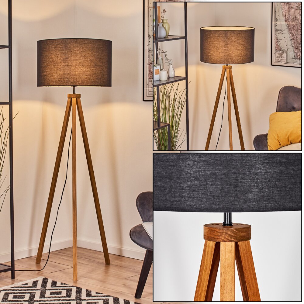 Flemming Lampada da terra Écru, Nero, 1-Luce main product photo