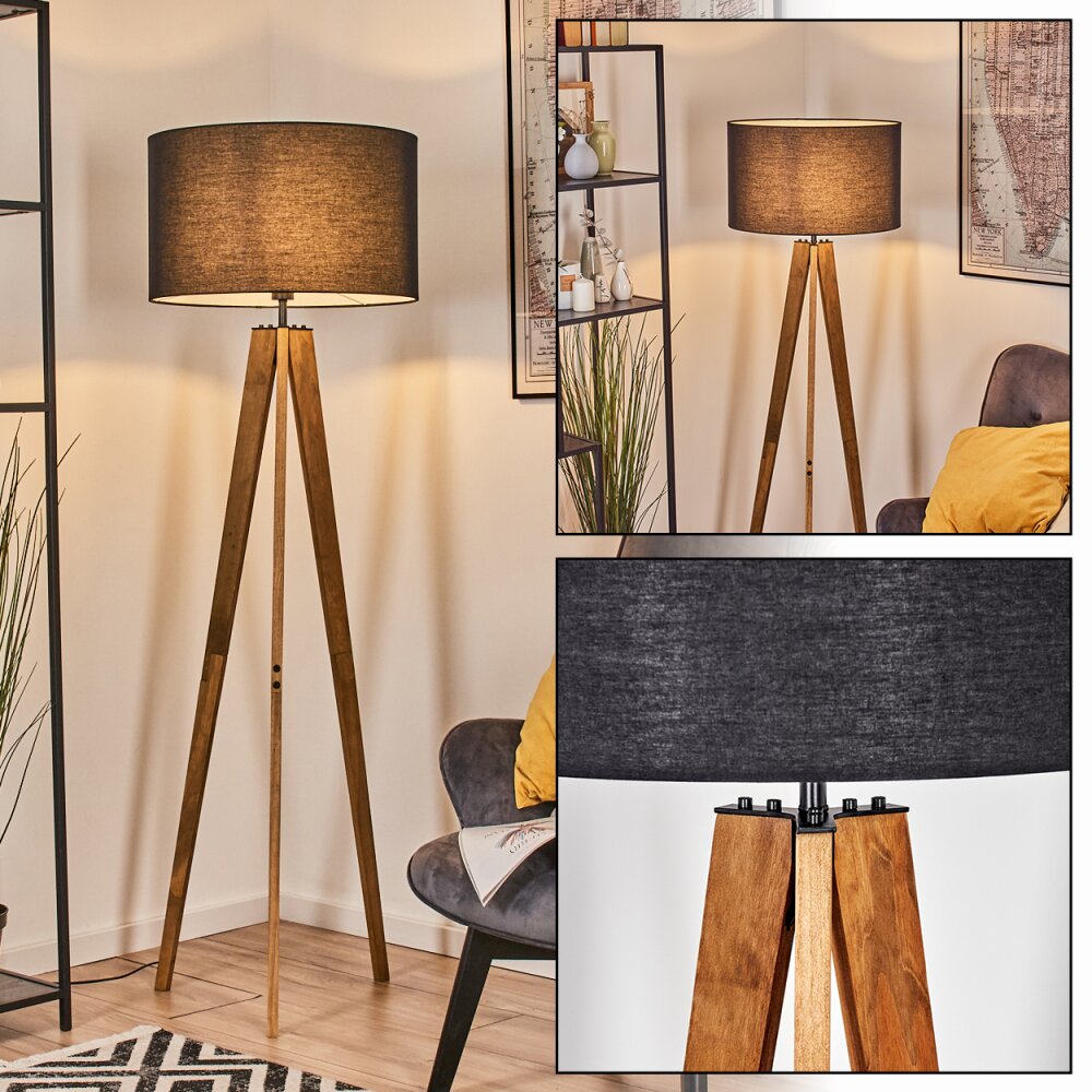 Flemming Lampada da terra Écru, Nero, 1-Luce main product photo