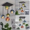 Koyoto Plafoniera, Lampada a sfera Blu, Verde, Chiaro, Ramato, 5-Luci