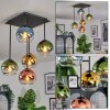 Koyoto Plafoniera, Lampada a sfera Blu, Oro, Verde, Chiaro, Ramato, 5-Luci
