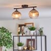 Koyoto Plafoniera, Lampada a sfera Chiaro, Grigio fumo, 2-Luci