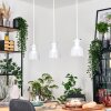 Sumar Lampadario a sospensione, Lampada a sospensione Bianco, 3-Luci