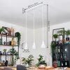 Sumar Lampadario a sospensione, Lampada a sospensione Bianco, 3-Luci