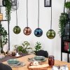 Gastor Lampadario a sospensione, Lampada a sfera, Lampada a sospensione Blu, Verde, Ramato, 4-Luci