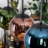 Gastor Lampadario a sospensione, Lampada a sfera, Lampada a sospensione Blu, Verde, Ramato, 4-Luci