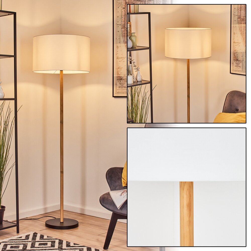 Flemming Lampada da terra Écru, Nero, 1-Luce main product photo