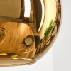 Koyoto Lampadario a sospensione, Lampada a sfera, Lampada a sospensione Oro, 1-Luce