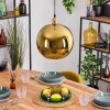 Koyoto Lampadario a sospensione, Lampada a sfera, Lampada a sospensione Oro, 1-Luce