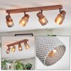 Nelar Plafoniera, Faretto da soffitto Bronzo, Cromo, 4-Luci