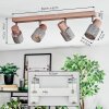 Nelar Plafoniera, Faretto da soffitto Bronzo, Cromo, 4-Luci