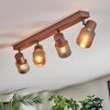 Nelar Plafoniera, Faretto da soffitto Bronzo, Cromo, 4-Luci
