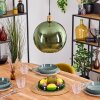 Koyoto Lampadario a sospensione, Lampada a sfera, Lampada a sospensione Oro, 1-Luce